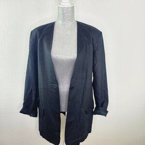Numi 100% Silk Long Blazer
